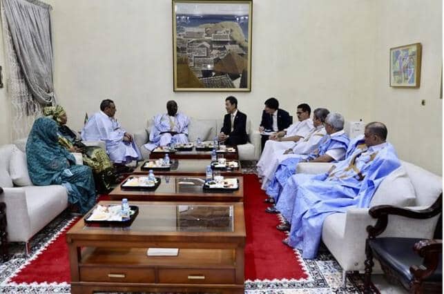 السفير الياباني بموريتانيا يستعرض مجالات التعاون بين بلاده وموريتانيا