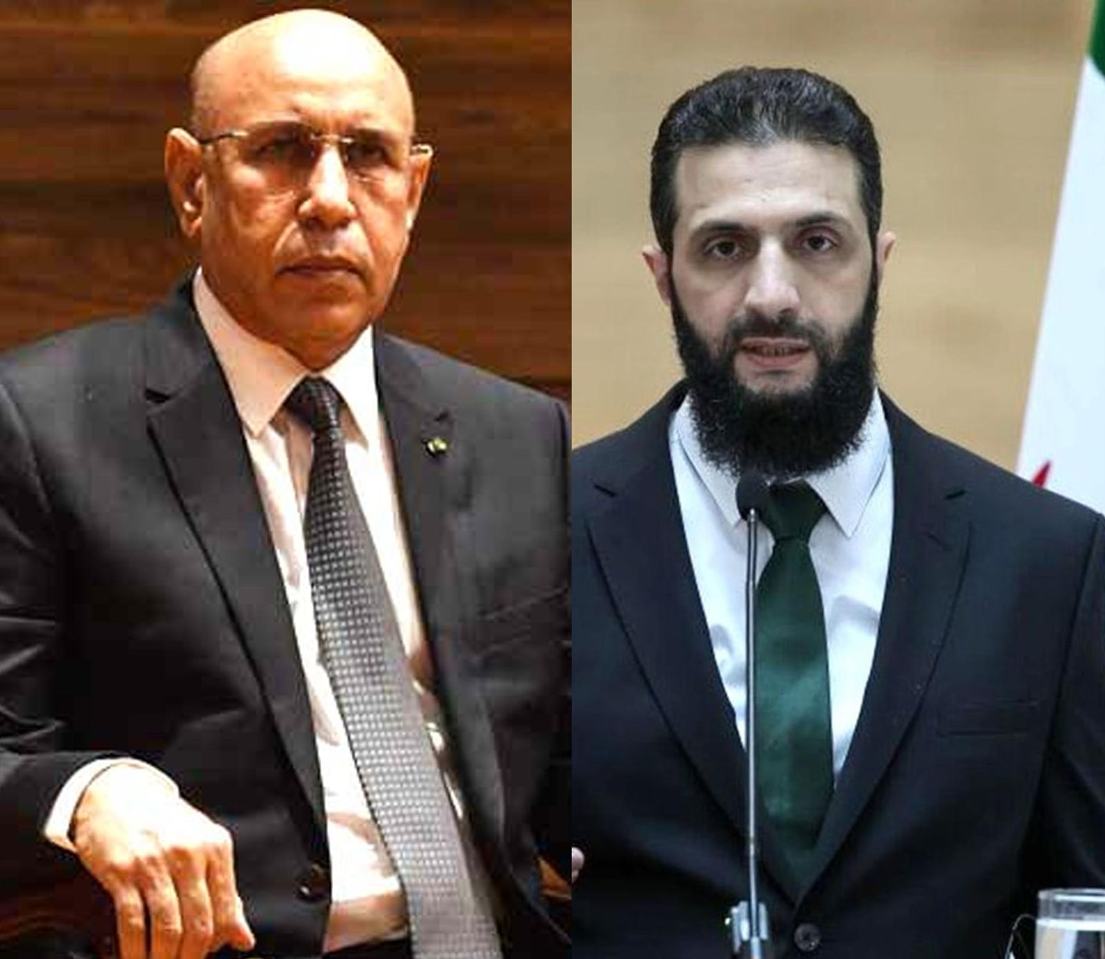 بعد نحو أسبوعين من توليه المنصب.. غزواني يهنئ الرئيس السوري