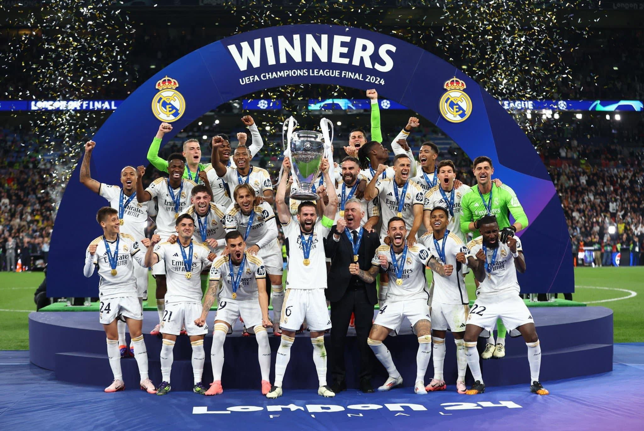 ريال مدريد بطلا لدوري أبطال أوروبا للمرة الـ 15 في تاريخه