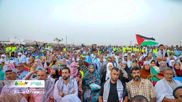 نواكشوط.. الأحزاب السياسية الموريتانية تحشد جماهيرها تضامنا مع الفلسطينيين