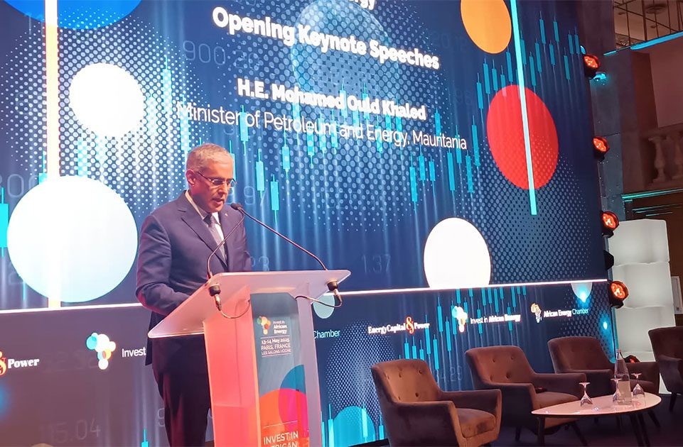 موريتانيا تستعرض مقدراتها في مجال الطاقة في مؤتمر بباريس