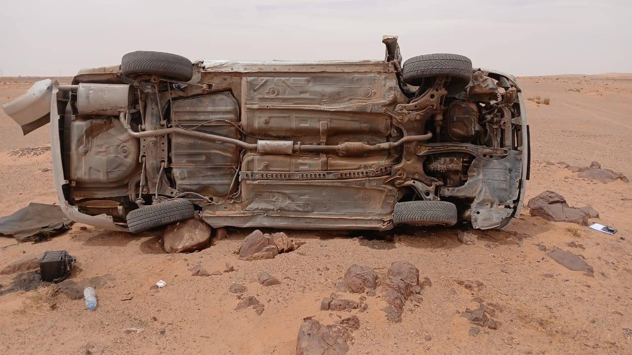 إصابة عدة أشخاص في حادث سير شمالي موريتانيا