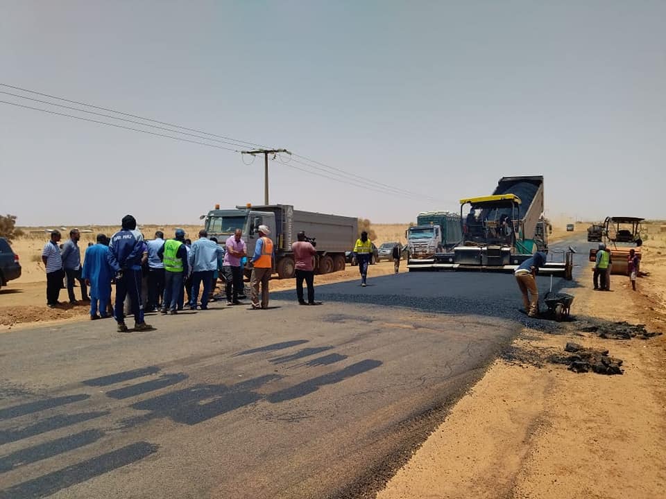 وزارة التجهيز: نسبة تقدم الأشغال في المقطع الأول مـن طريق بوتلميت ألاك بلغت 52 في المائة