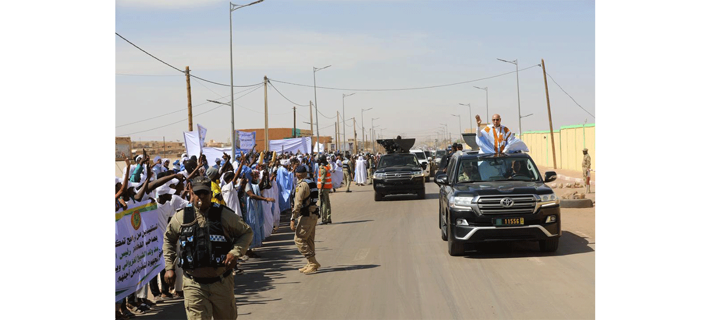 الغزواني يصل النعمة في زيارة عمل لإطلاق مشاريع خدمية