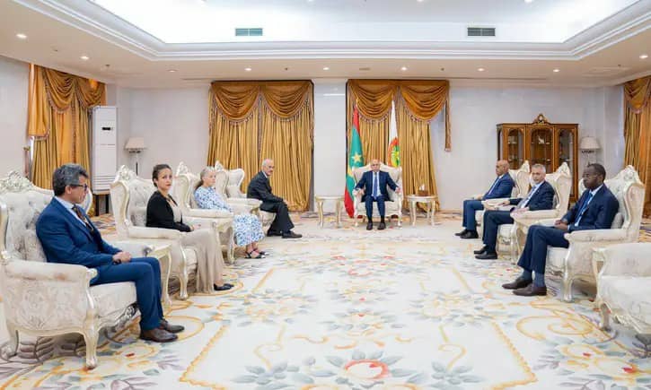الغزواني يلتقي وفدا أمميا مكلفا بالهجرة
