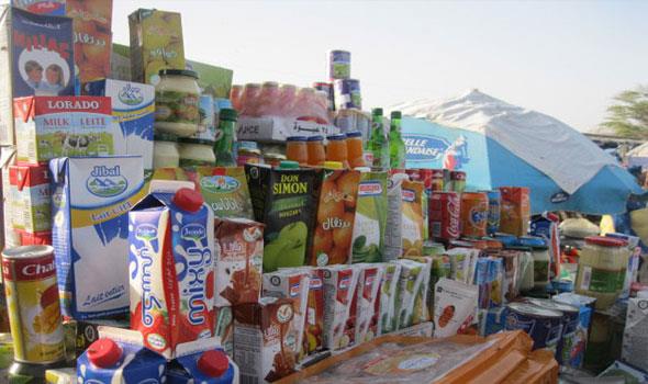 مصادرة 125 طنا من المواد الفاسدة