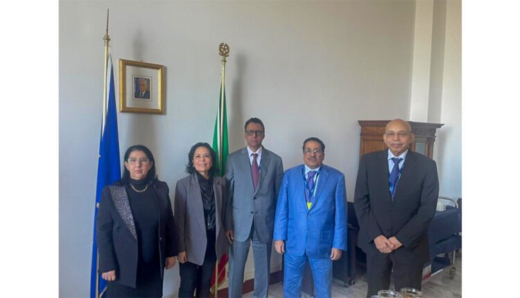 روما: موريتانيا تناقش مع إيطاليا سبل تعزيز علاقات التعاون المشترك