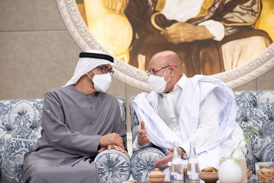 أبوظبي: الرئيس الموريتاني يقدم التعازي لنظيره الإماراتي