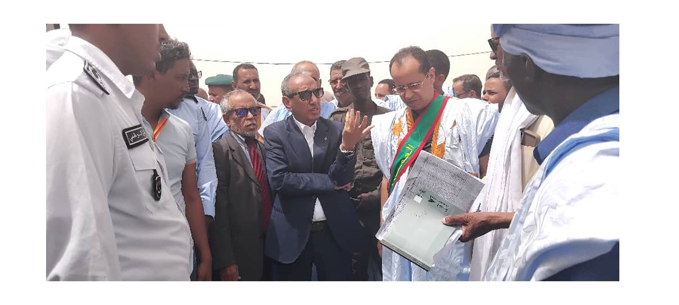 والي اترارزه يزور بعض المنشآت في أركيز
