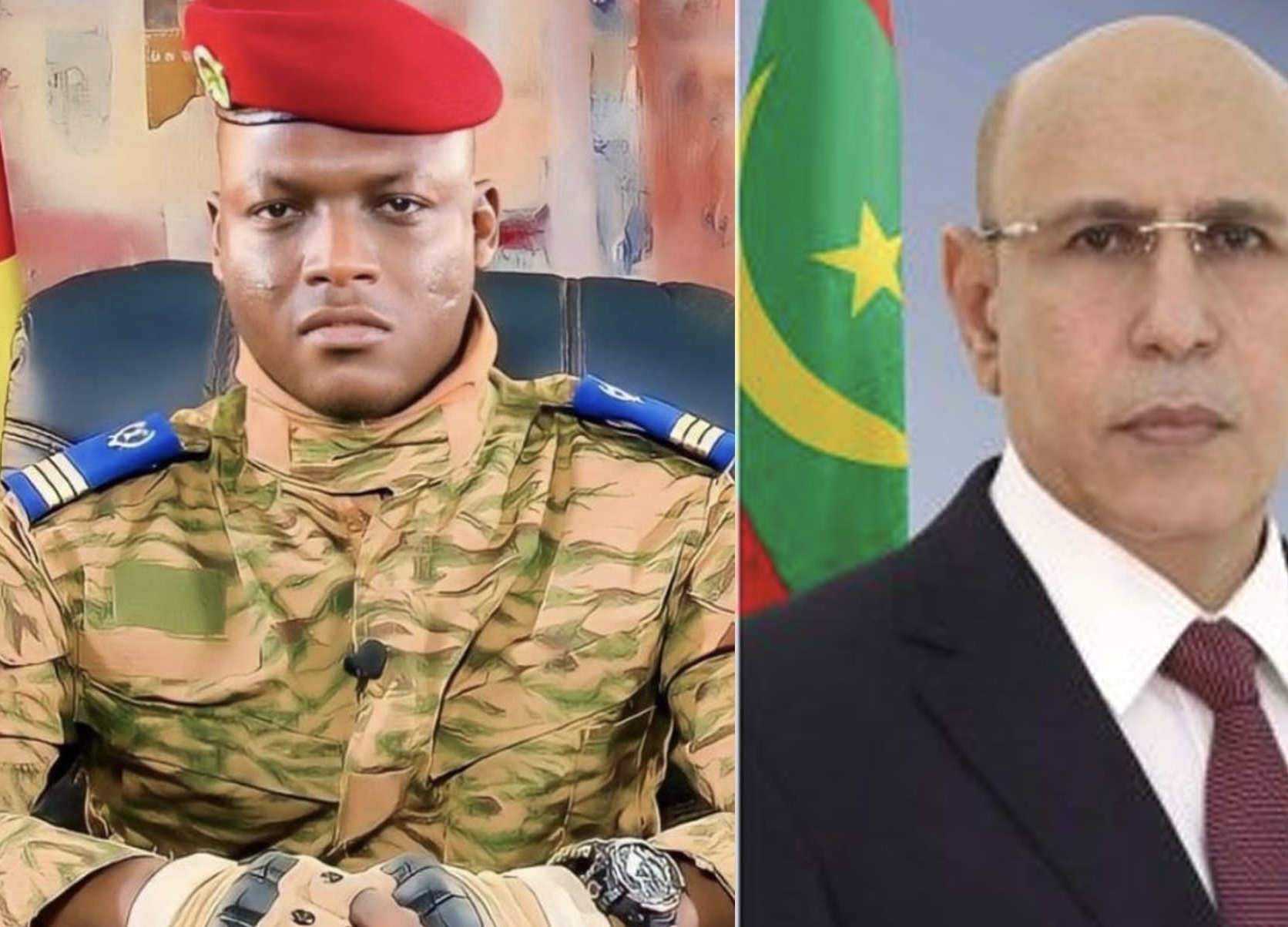 ولد الغزواني: حريصون على تعزيز العلاقات مع بوركينا فاسو