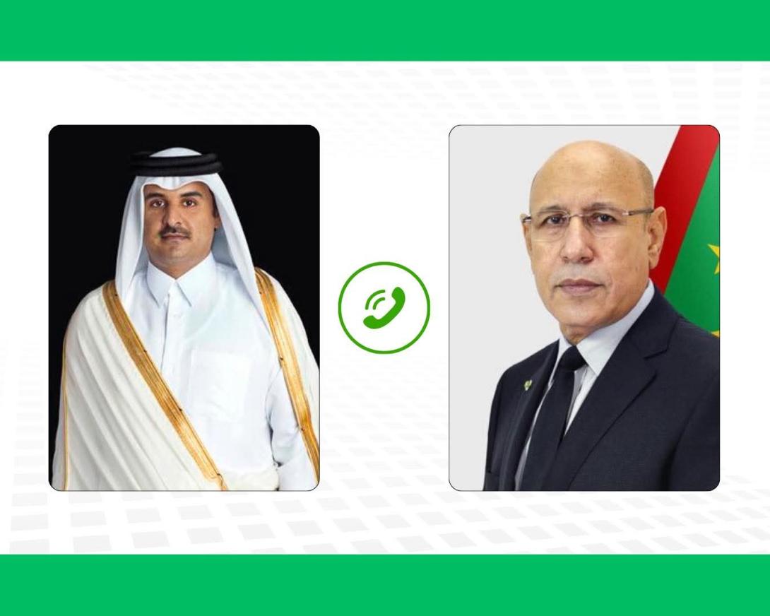 الغزواني يعبر لأمير قطر عن تضامن نواكشوط مع الدوحة في وجه العدوان الإسرائيلي