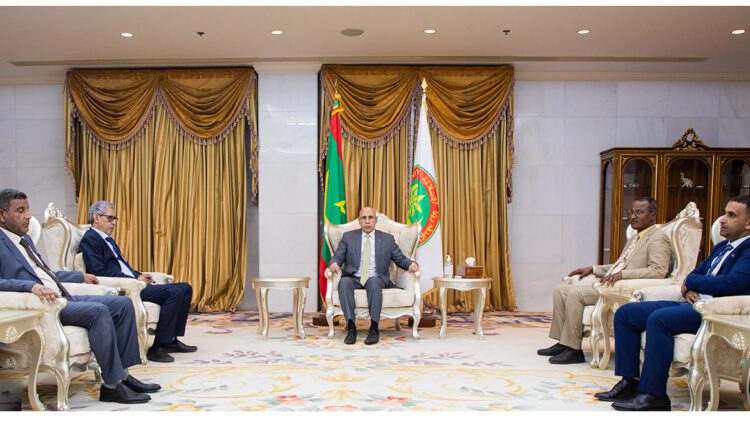 الرئيس الموريتاني يجتمع بالهيئة الموريتانية للمحامين