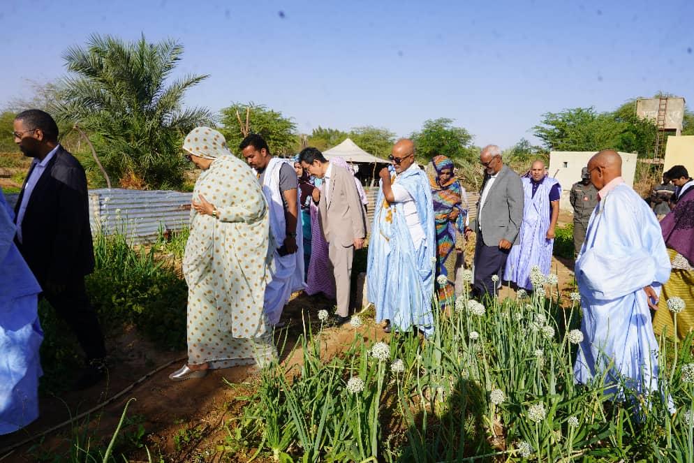 مفوضة الأمن الغذائي والسفير الياباني يزوران مشاريع زراعية في ألاگ واترارزه