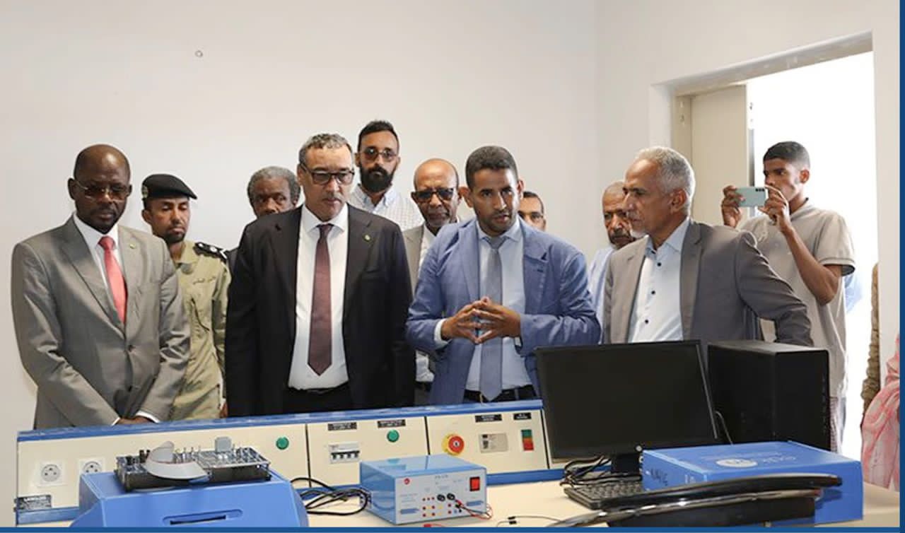 وزير التعليم العالي يزور المعهد العالي للهندسة الصناعية في نواكشوط