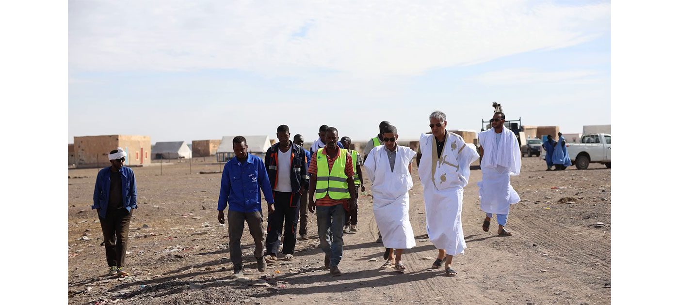 وزير الطاقة يتفقد مشروع تزويد ادياده بالكهرباء