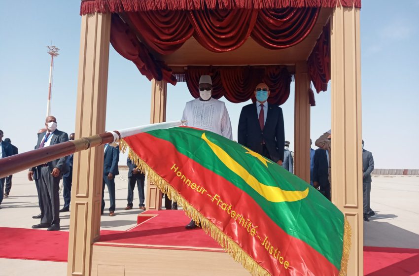  الرئيسان الموريتاني والسنغالي يطلقان أشغال جسر روصو