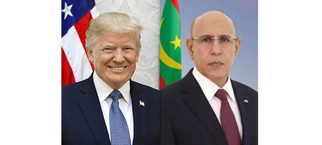 غزواني لترامب: حريصون على تعزيز التعاون بين موريتانيا والولايات المتحدة