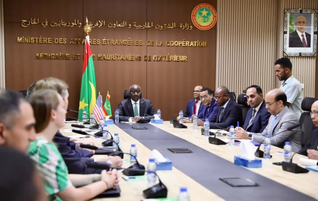 مباحثات موريتانية أمريكية حول تعزيز التعاون الأمني والاستثماري