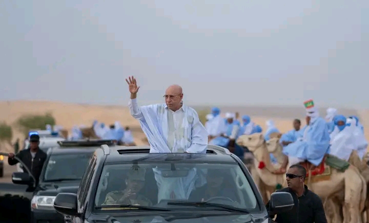 غزواني يصل أكجوجت في أولى محطات زيارته لولاية إينشيري